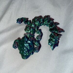 Green and Pink Scorpion Brooch